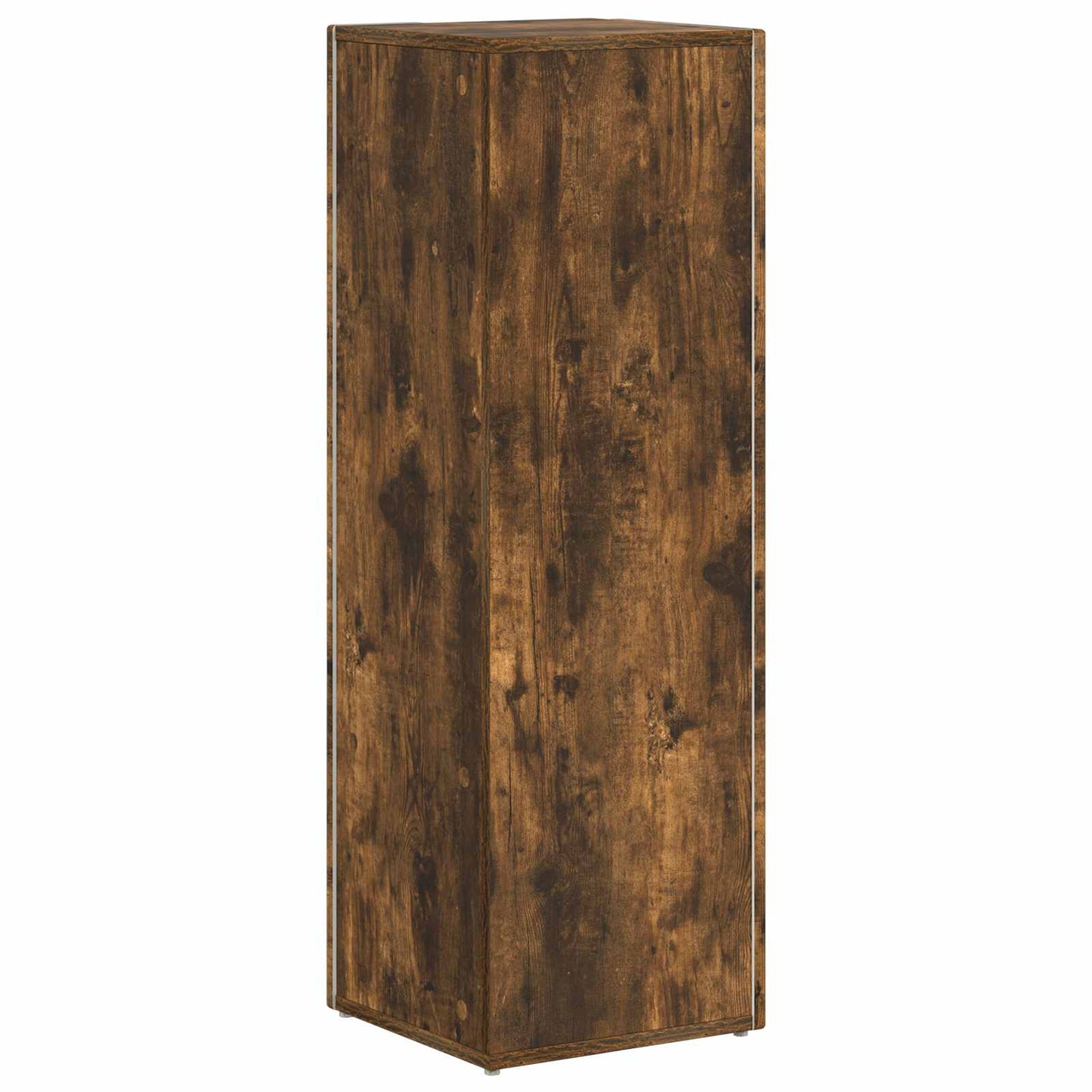 vidaXL Side Shelf 33 x 32 x 100.5 cm Engineered Wood Smoked Oak