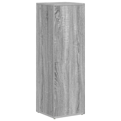vidaXL Side Shelf 33 x 32 x 100.5 cm Engineered Wood Grey Sonoma