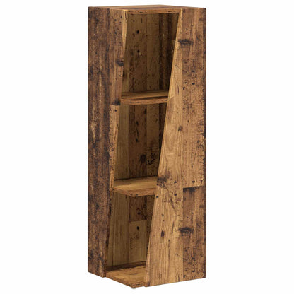 vidaXL Side Shelf Old Wood 33 x 32 x 100.5 cm Engineered Wood