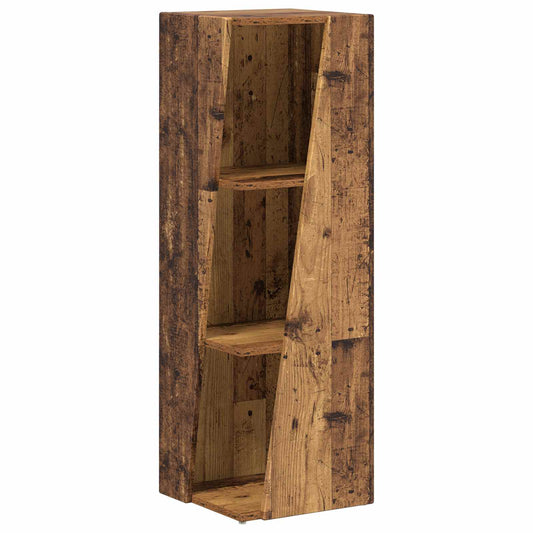 vidaXL Side Shelf 33 x 32 x 100.5 cm Engineered Wood Old Wood
