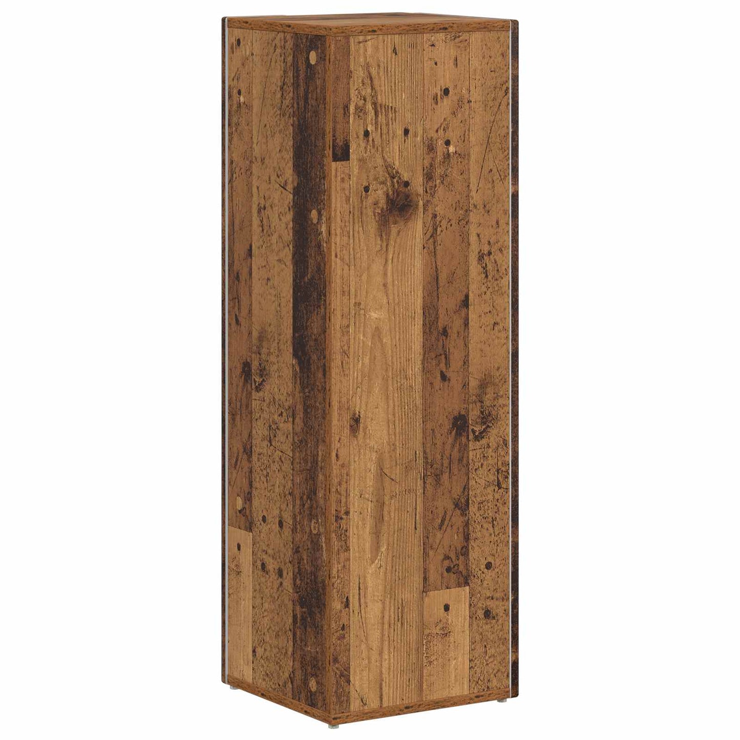 vidaXL Side Shelf Old Wood 33 x 32 x 100.5 cm Engineered Wood
