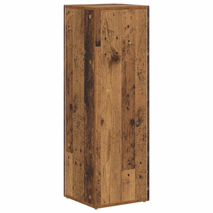 vidaXL Side Shelf Old Wood 33 x 32 x 100.5 cm Engineered Wood