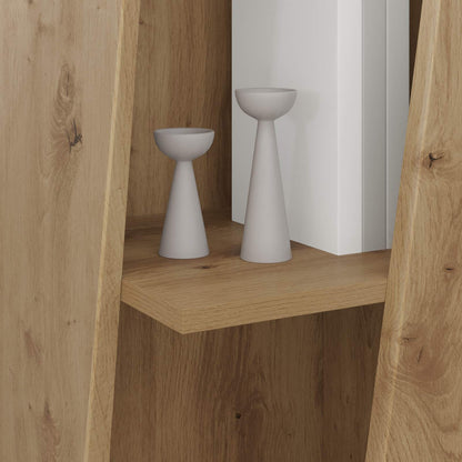vidaXL Side Shelf 33 x 32 x 100.5 cm Engineered Wood Artisan Oak