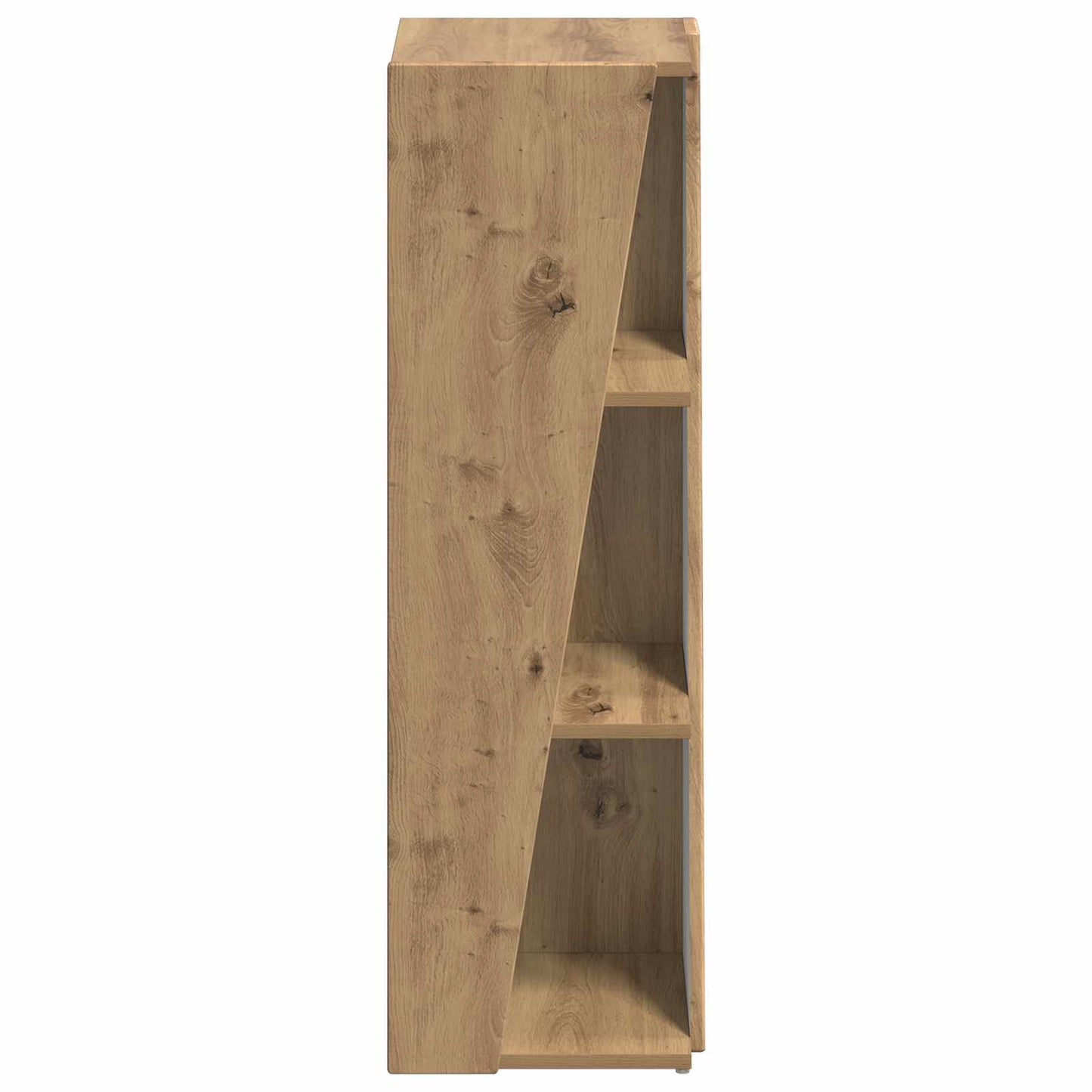 vidaXL Side Shelf 33 x 32 x 100.5 cm Engineered Wood Artisan Oak