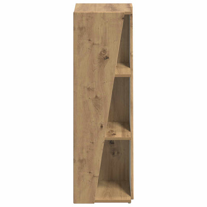 vidaXL Side Shelf 33 x 32 x 100.5 cm Engineered Wood Artisan Oak