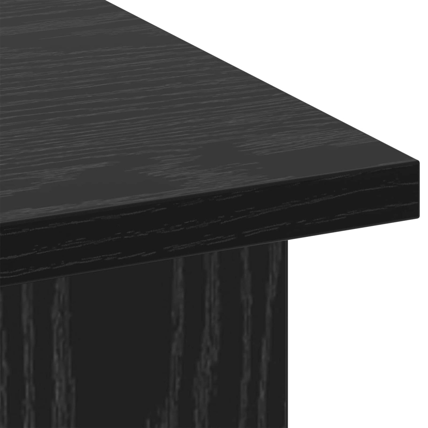 vidaXL TV stand Black Oak 100 x 40 x 50 cm