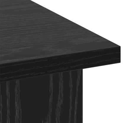 vidaXL TV stand Black Oak 100 x 40 x 50 cm