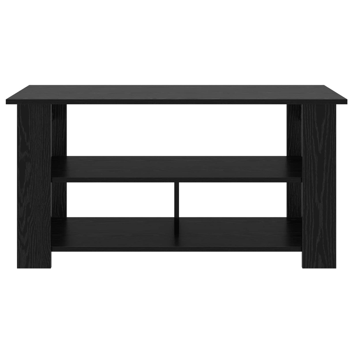 vidaXL TV stand Black Oak 100 x 40 x 50 cm
