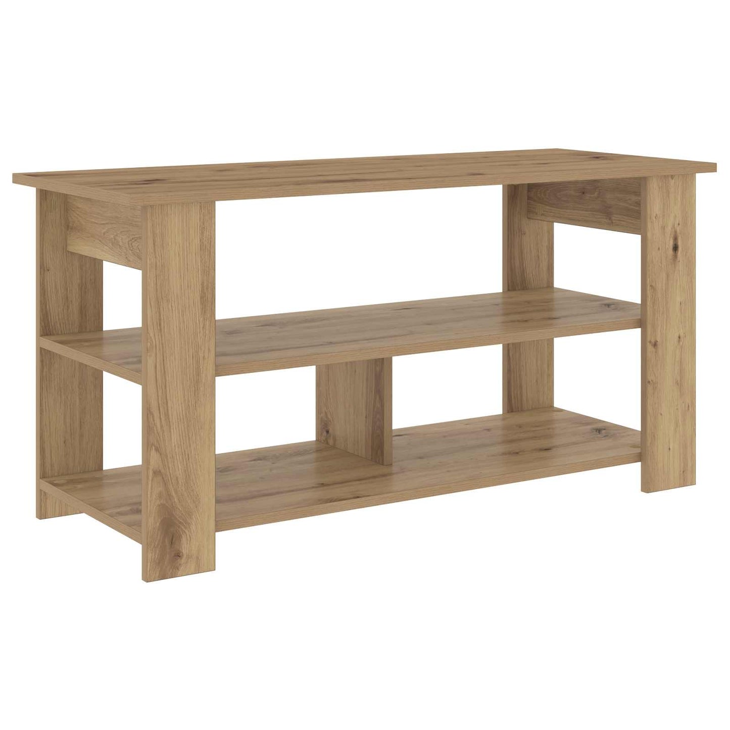 vidaXL TV stand 100 x 40 x 50 cm Artisan Oak