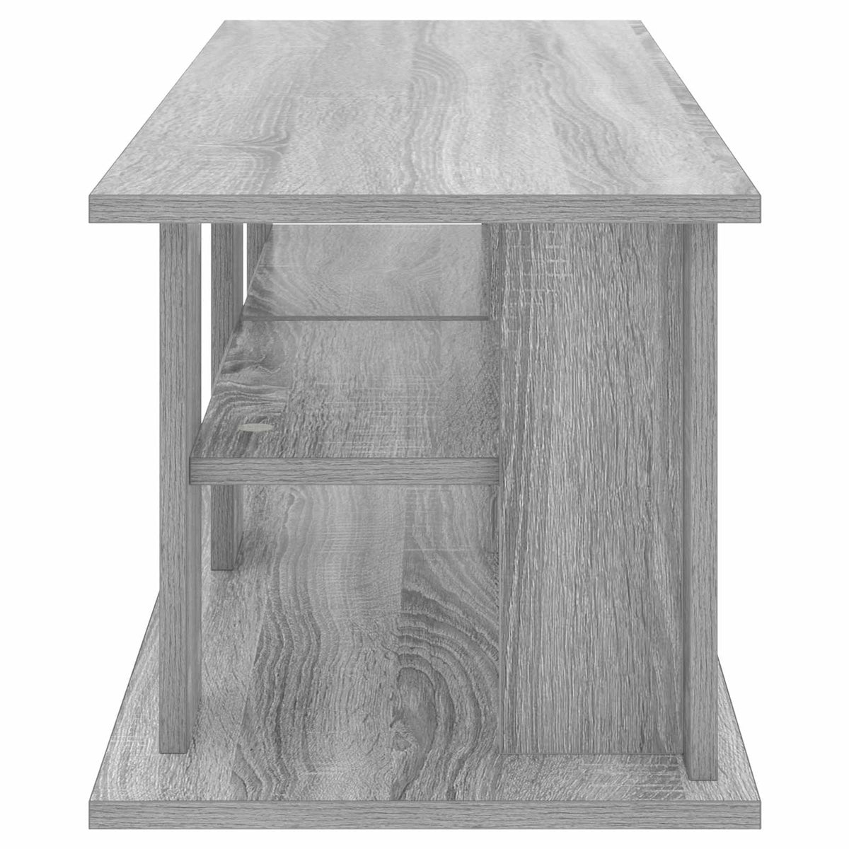 vidaXL TV stand 96 x 35 x 33.5 cm Grey Sonoma Engineered Wood