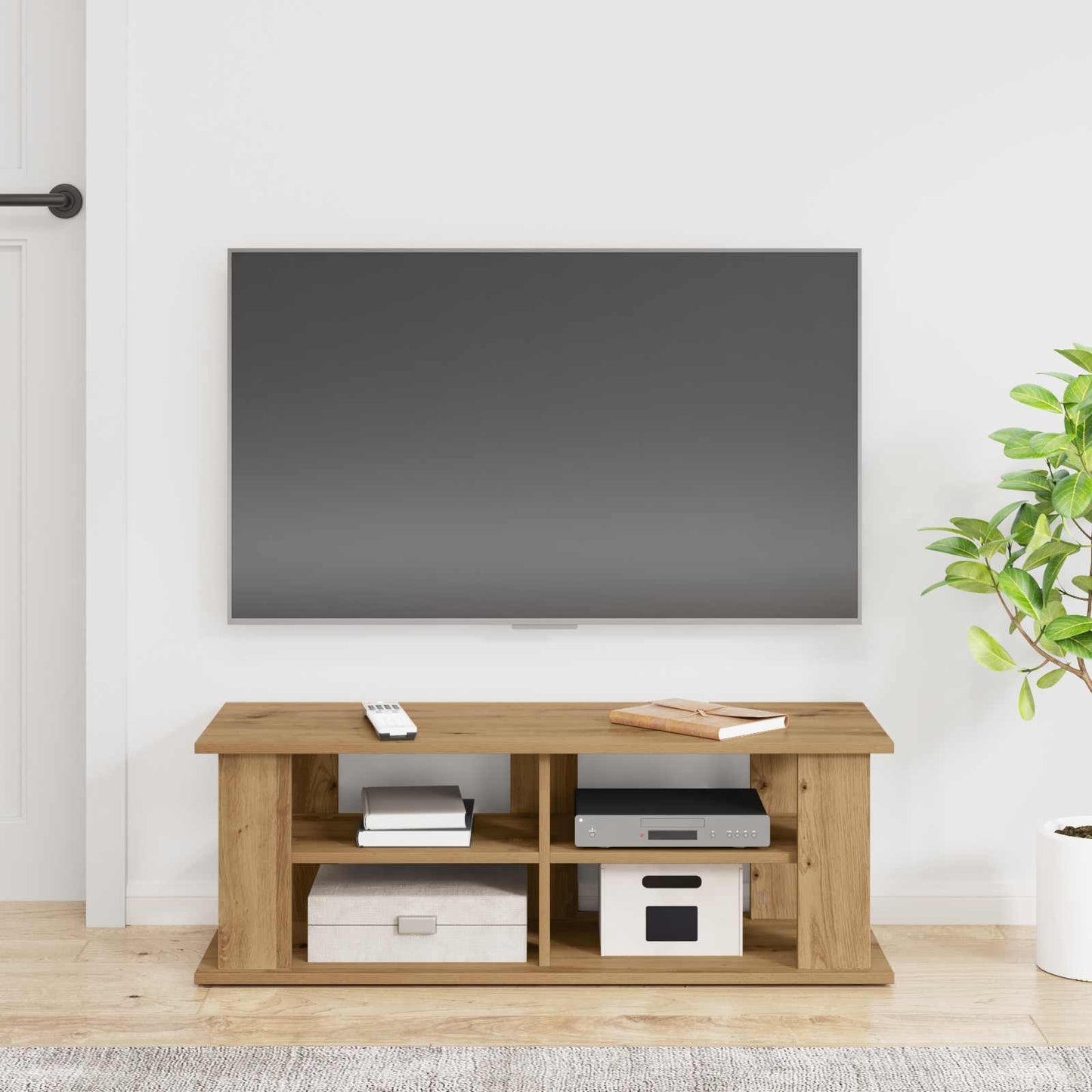 vidaXL TV stand 96 x 35 x 33.5 cm Artisan Oak Engineered Wood