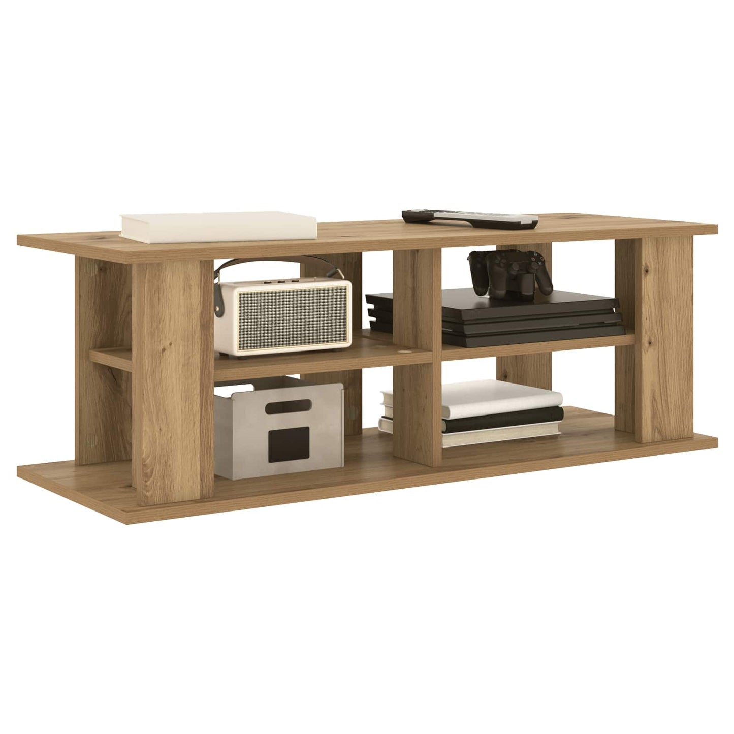 vidaXL TV stand 96 x 35 x 33.5 cm Artisan Oak Engineered Wood