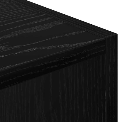 vidaXL Sideboard Black Oak 90 x 30 x 90 cm
