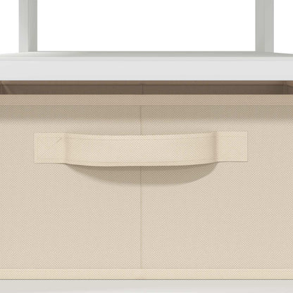 vidaXL Coffee Table White 77 x 55 x 42 cm Engineered Wood