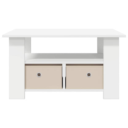 vidaXL Coffee Table White 77 x 55 x 42 cm Engineered Wood