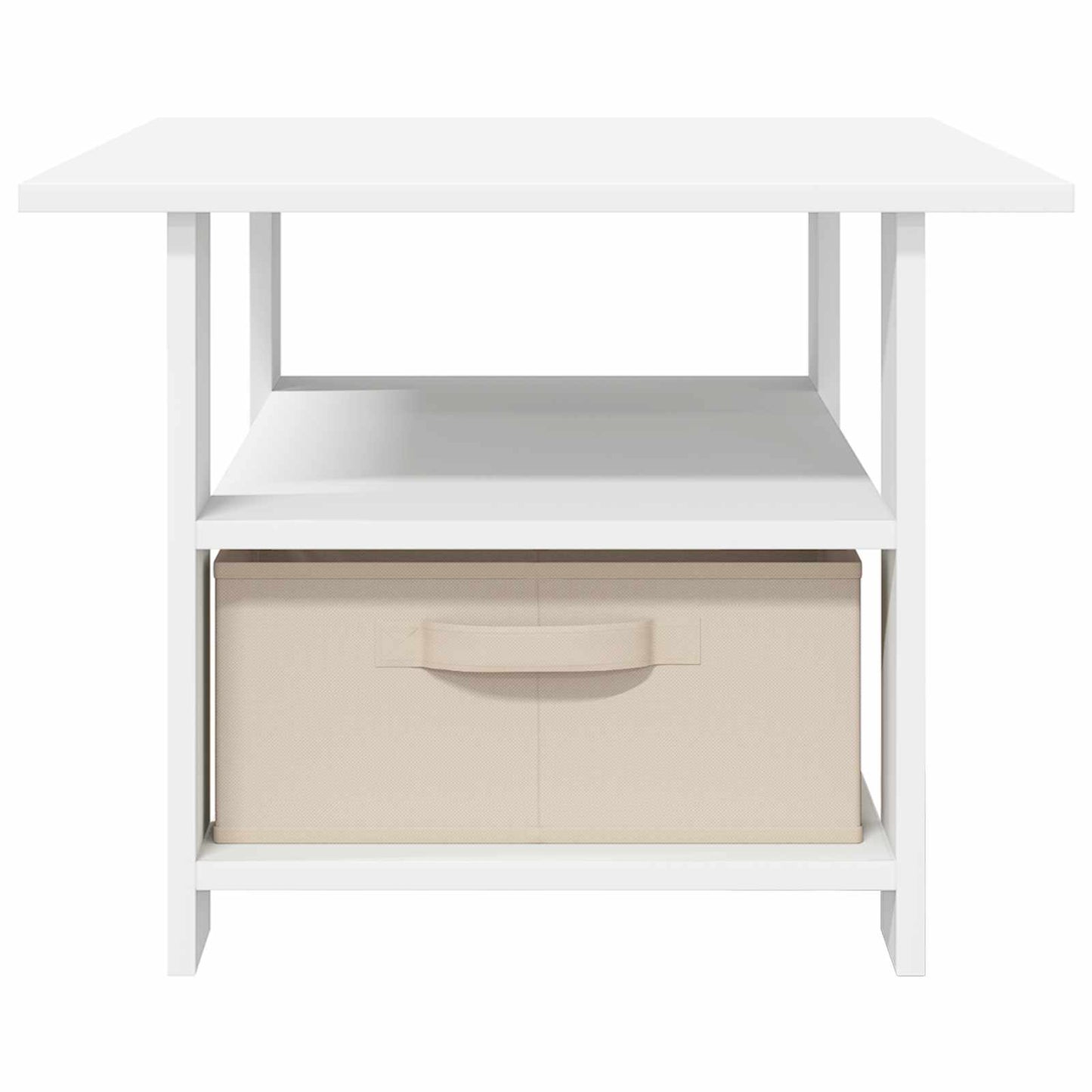 vidaXL Coffee Table White 77 x 55 x 42 cm Engineered Wood