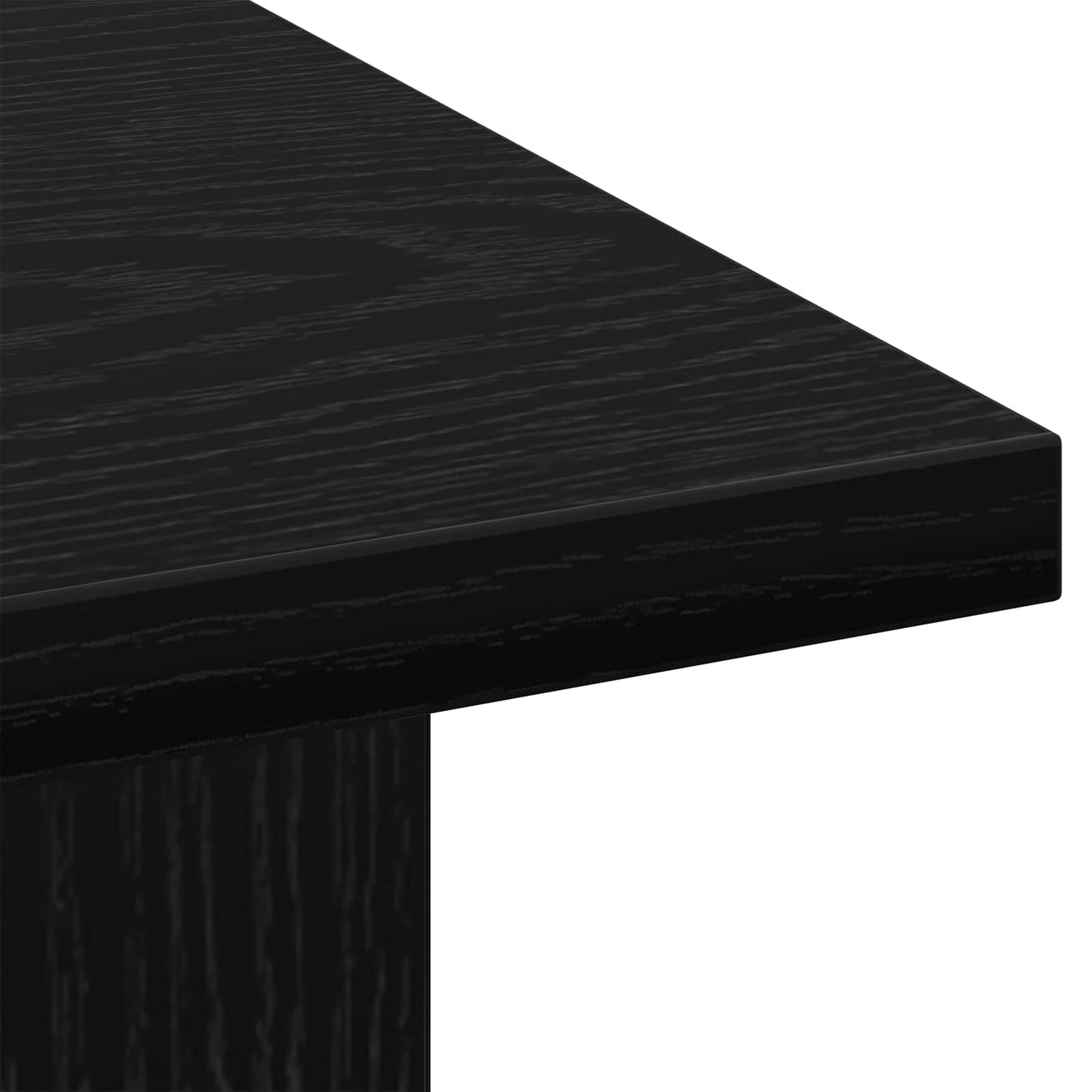 vidaXL Coffee Table Black Oak 77 x 55 x 42 cm Engineered Wood