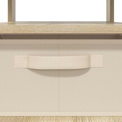 vidaXL Coffee Table Sonoma Oak 77 x 55 x 42 cm Engineered Wood