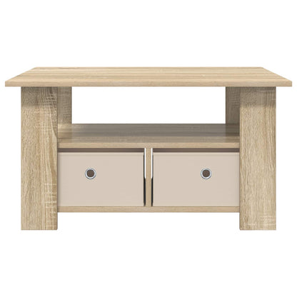 vidaXL Coffee Table Sonoma Oak 77 x 55 x 42 cm Engineered Wood
