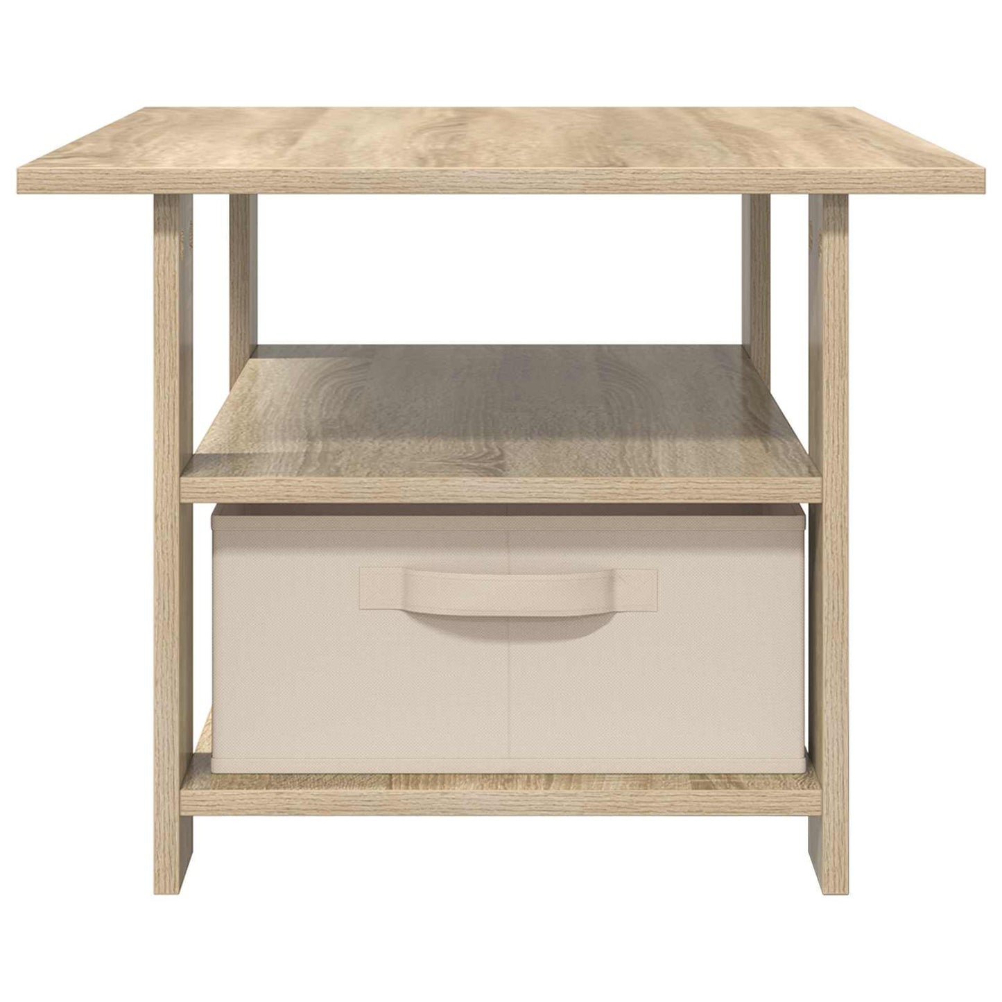 vidaXL Coffee Table Sonoma Oak 77 x 55 x 42 cm Engineered Wood