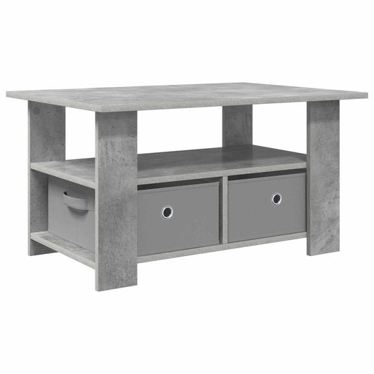 vidaXL Coffee Table Concrete Grey 77 x 55 x 42 cm Engineered Wood