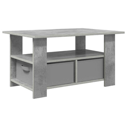 vidaXL Coffee Table Concrete Grey 77 x 55 x 42 cm Engineered Wood
