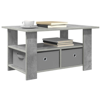 vidaXL Coffee Table Concrete Grey 77 x 55 x 42 cm Engineered Wood