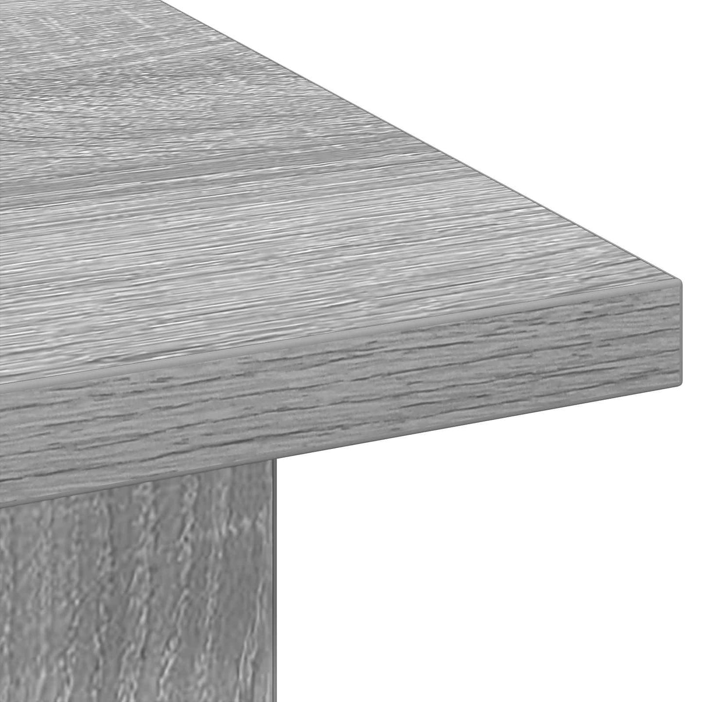 vidaXL Coffee Table Grey Sonoma 77 x 55 x 42 cm Engineered Wood