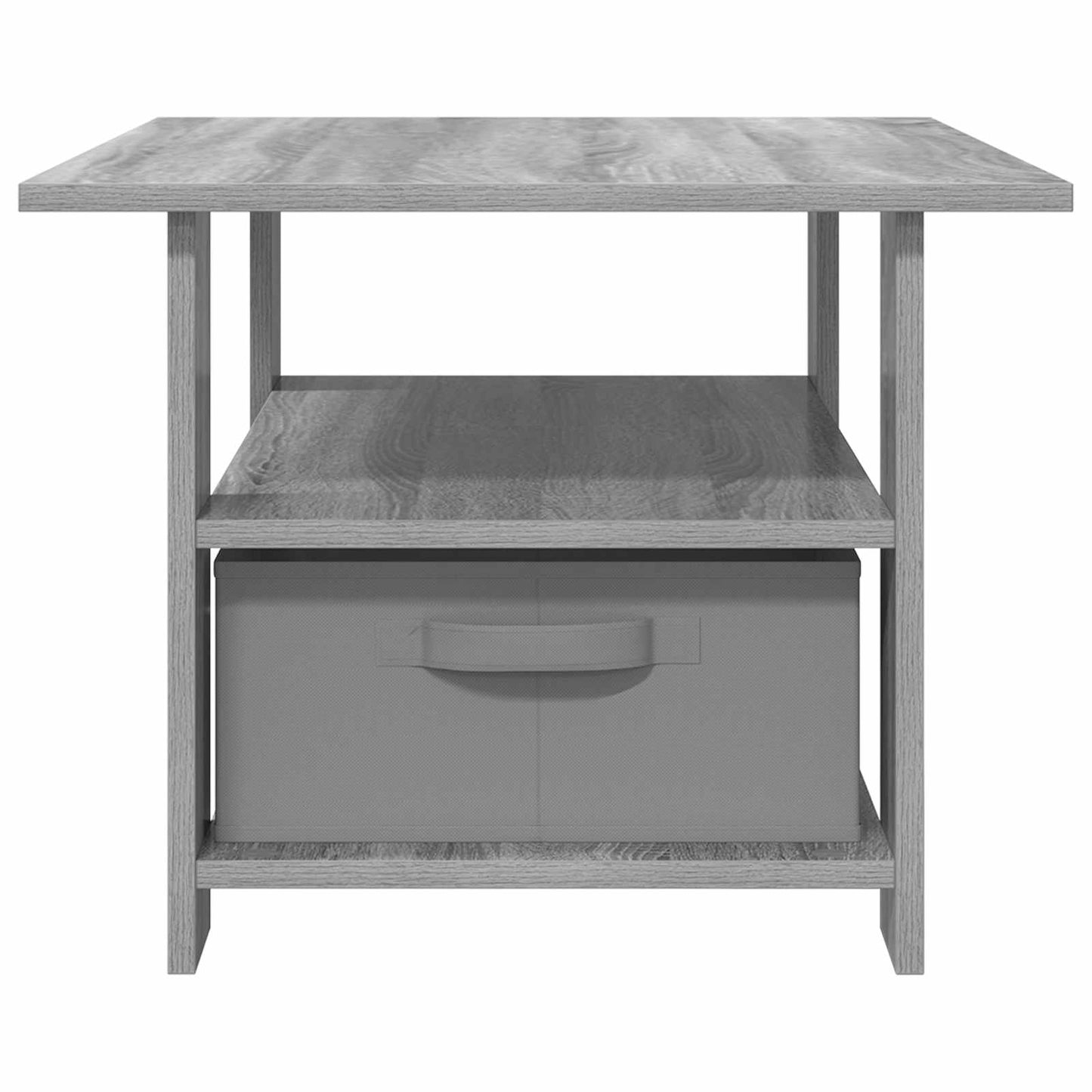 vidaXL Coffee Table Grey Sonoma 77 x 55 x 42 cm Engineered Wood