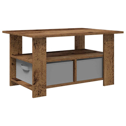 vidaXL Coffee Table Old Wood 77 x 55 x 42 cm Engineered Wood