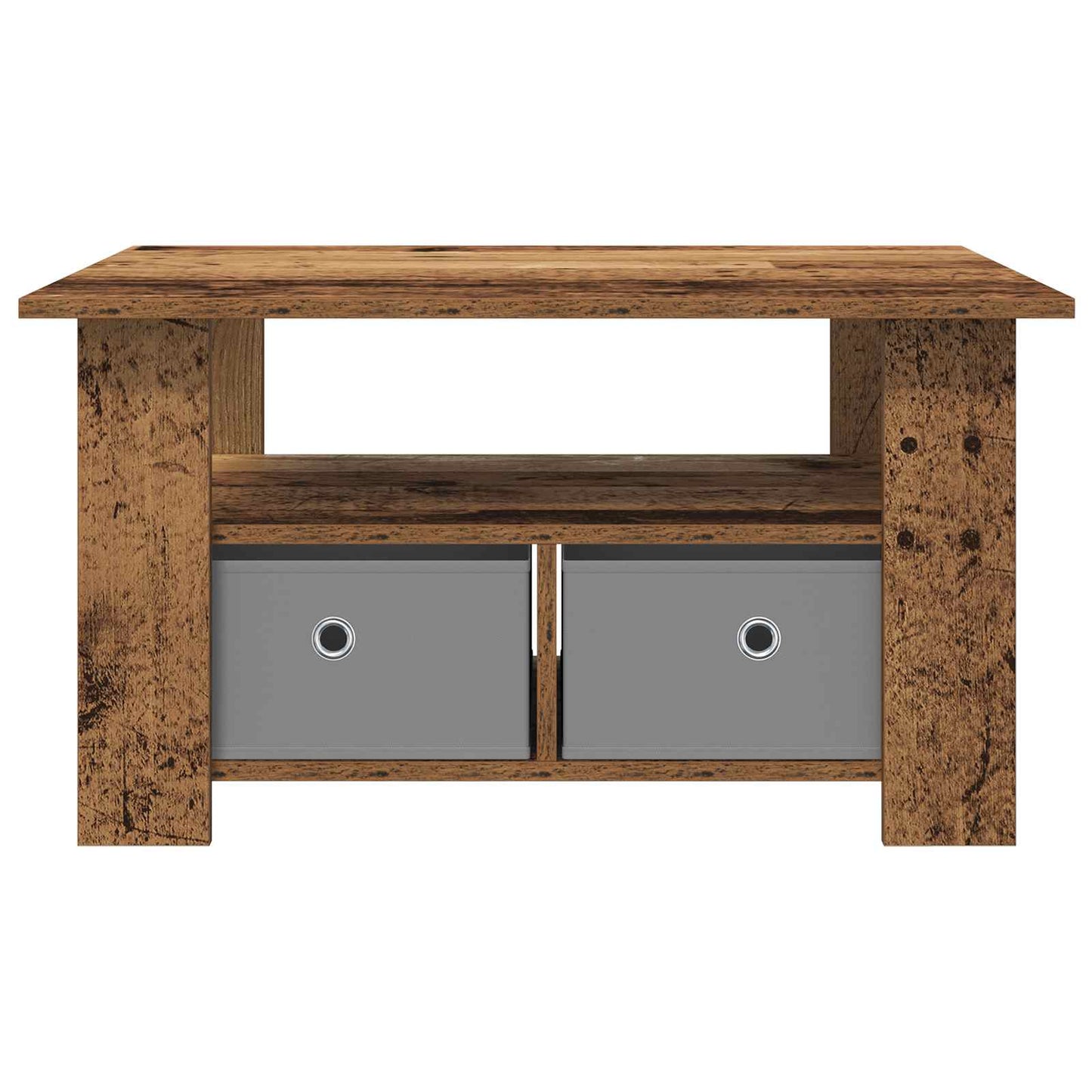 vidaXL Coffee Table Old Wood 77 x 55 x 42 cm Engineered Wood