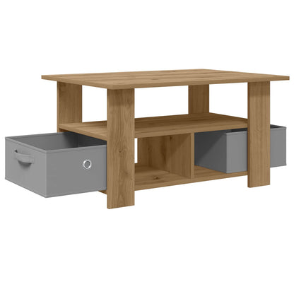 vidaXL Coffee Table Artisan Oak 77 x 55 x 42 cm Engineered Wood