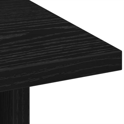 vidaXL Bedside Table 2 pcs Black Oak 41 x 40 x 45 cm Engineered Wood