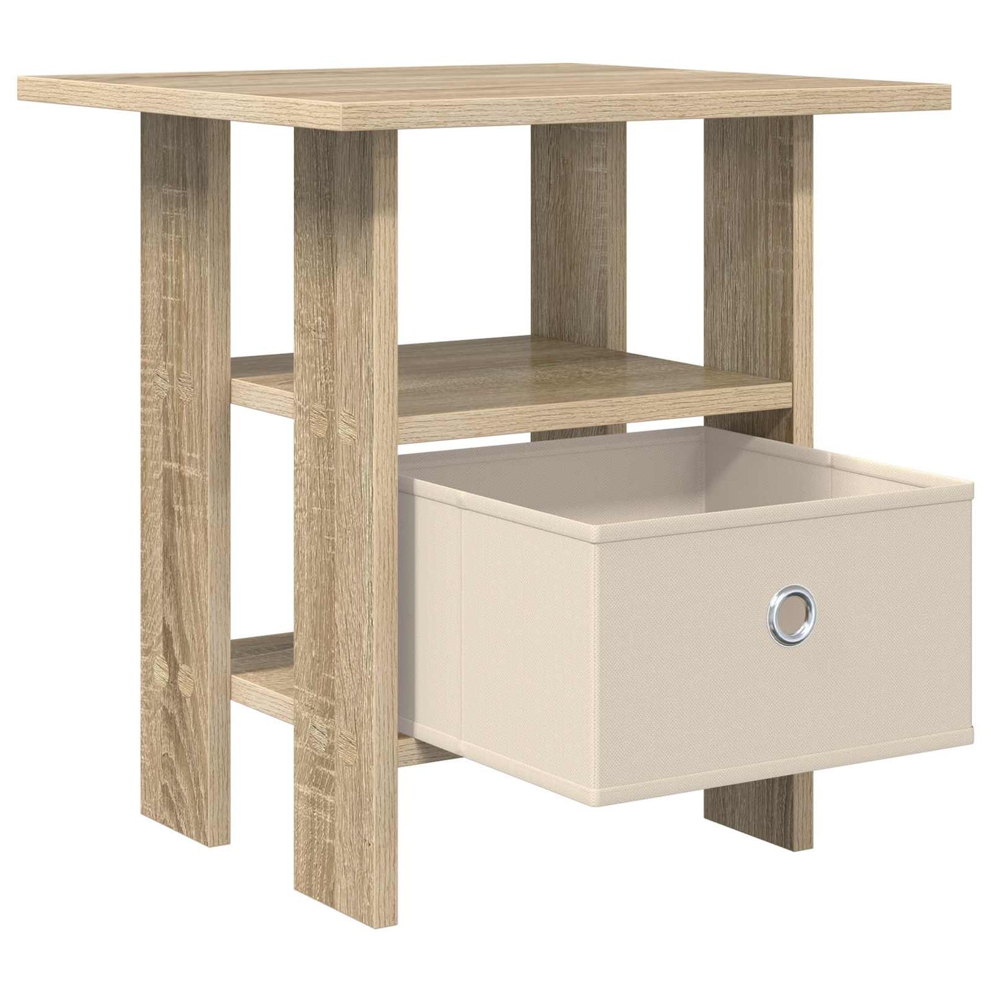 vidaXL Bedside Table 2 pcs Sonoma Oak 41 x 40 x 45 cm Engineered Wood