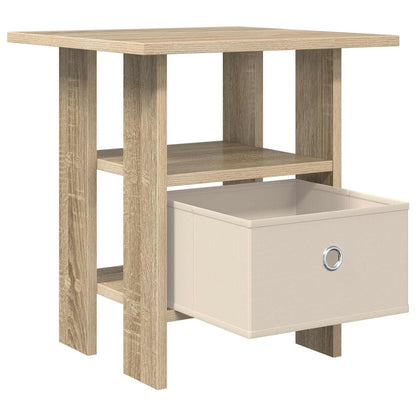 vidaXL Bedside Table 2 pcs Sonoma Oak 41 x 40 x 45 cm Engineered Wood