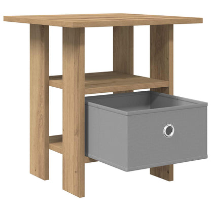 vidaXL Bedside Table 2 pcs Artisan Oak 41 x 40 x 45 cm Engineered Wood
