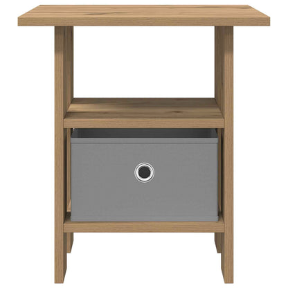 vidaXL Bedside Table 2 pcs Artisan Oak 41 x 40 x 45 cm Engineered Wood