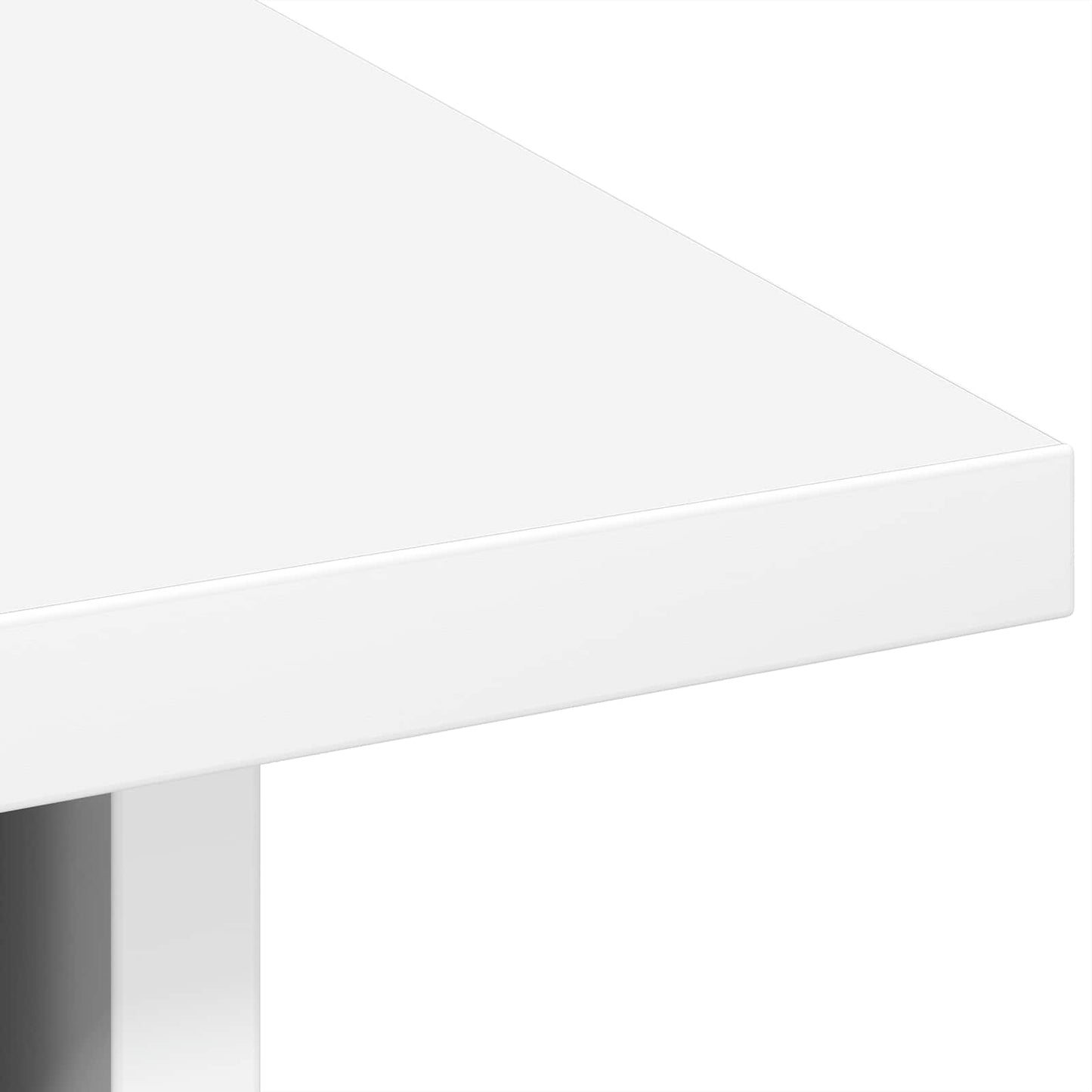 vidaXL Bedside Table with Drawer White 41 x 40 x 45 cm Engineered Wood
