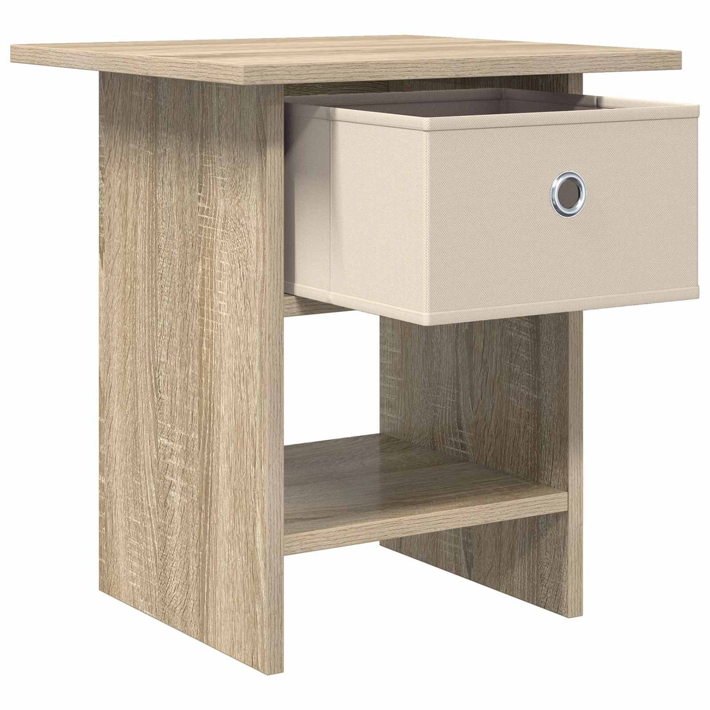 vidaXL Bedside Table Sonoma Oak 41 x 40 x 45 cm Engineered Wood