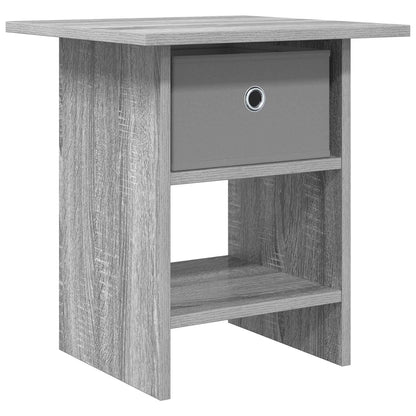 vidaXL Bedside Table Grey Sonoma 41 x 40 x 45 cm Engineered Wood