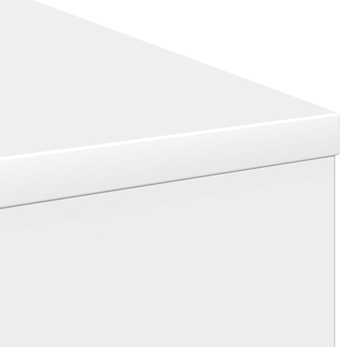 vidaXL Desk with Drawer White 100 x 40 x 75 cm Engineered Wood