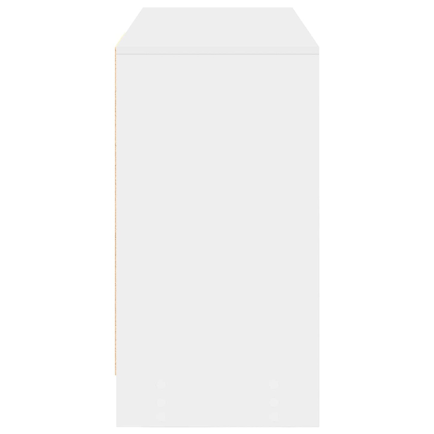vidaXL Desk with Drawer White 100 x 40 x 75 cm Engineered Wood