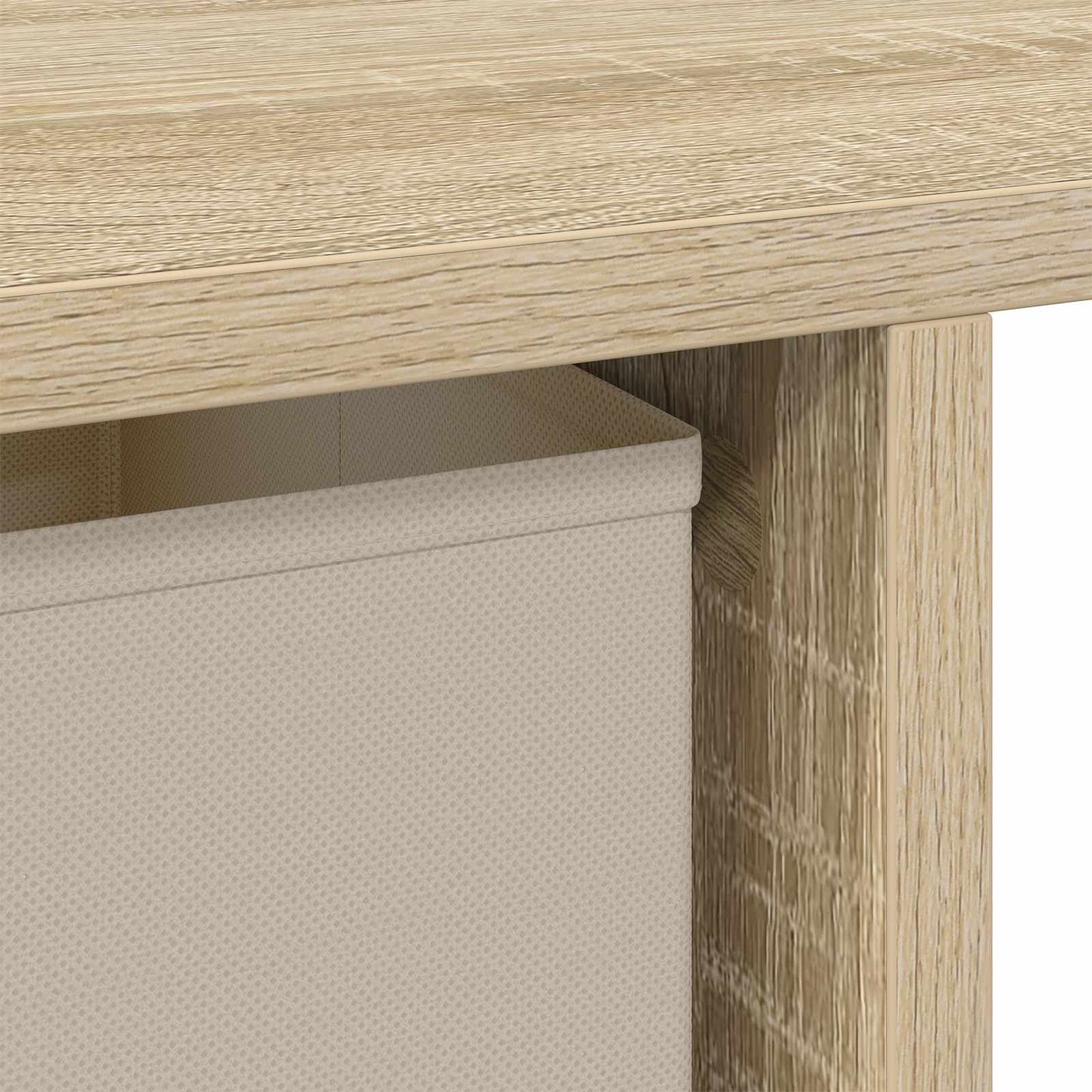 vidaXL Desk with Drawer Sonoma Oak 100 x 40 x 75 cm Engineered Wood