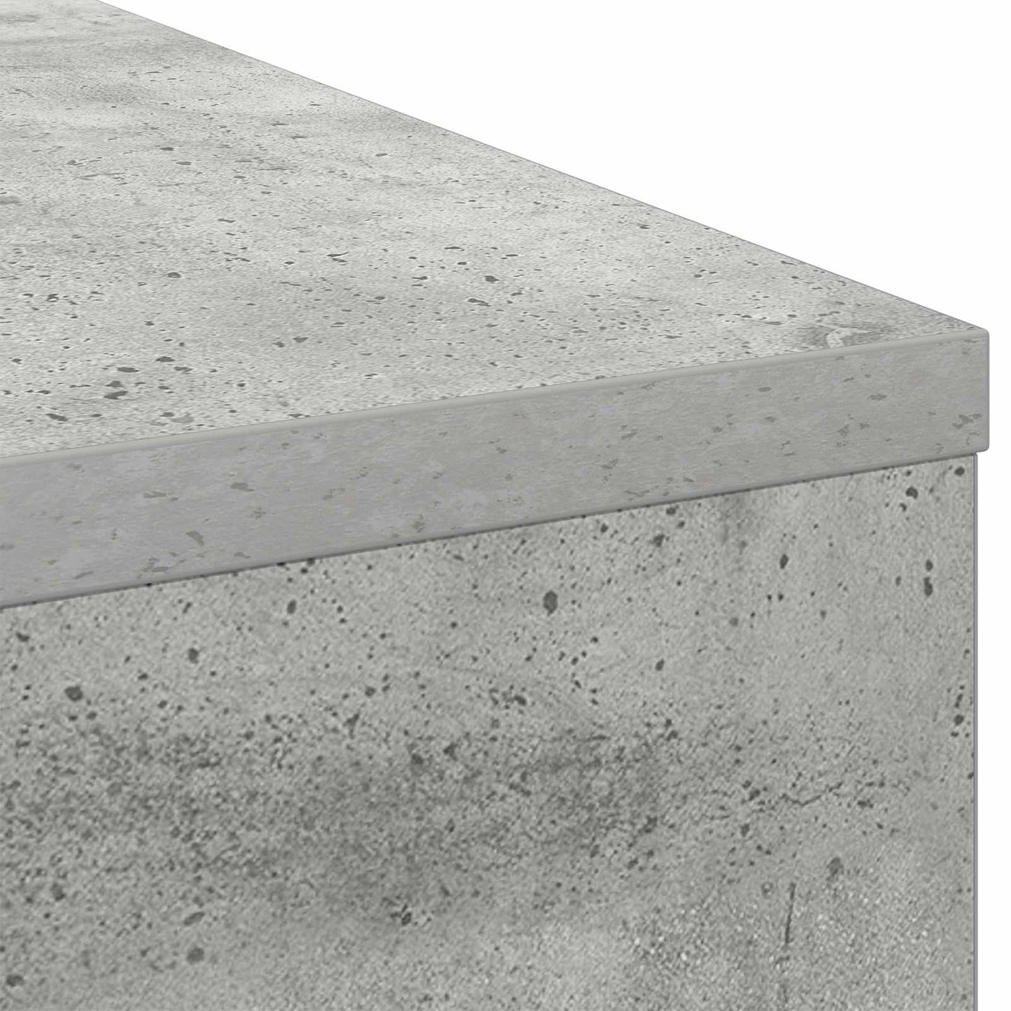 vidaXL Desk with Drawer Concrete Grey 100 x 40 x 75 cm Engineered Wood