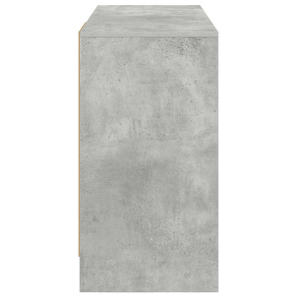 vidaXL Desk with Drawer Concrete Grey 100 x 40 x 75 cm Engineered Wood