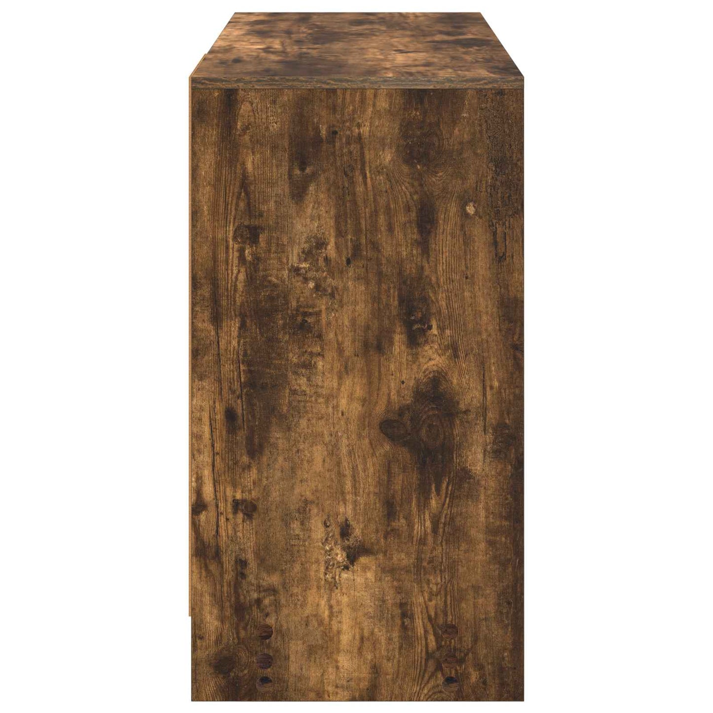 vidaXL Desk with Drawer Smoked Oak 100 x 40 x 75 cm Engineered Wood