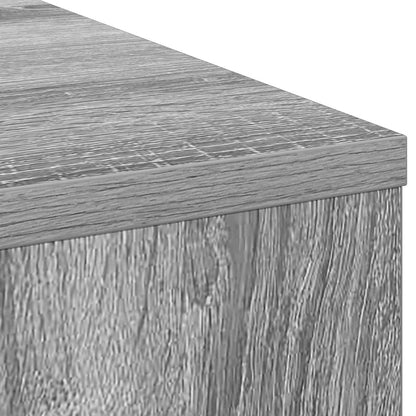 vidaXL Desk with Drawer Grey Sonoma 100 x 40 x 75 cm Engineered Wood