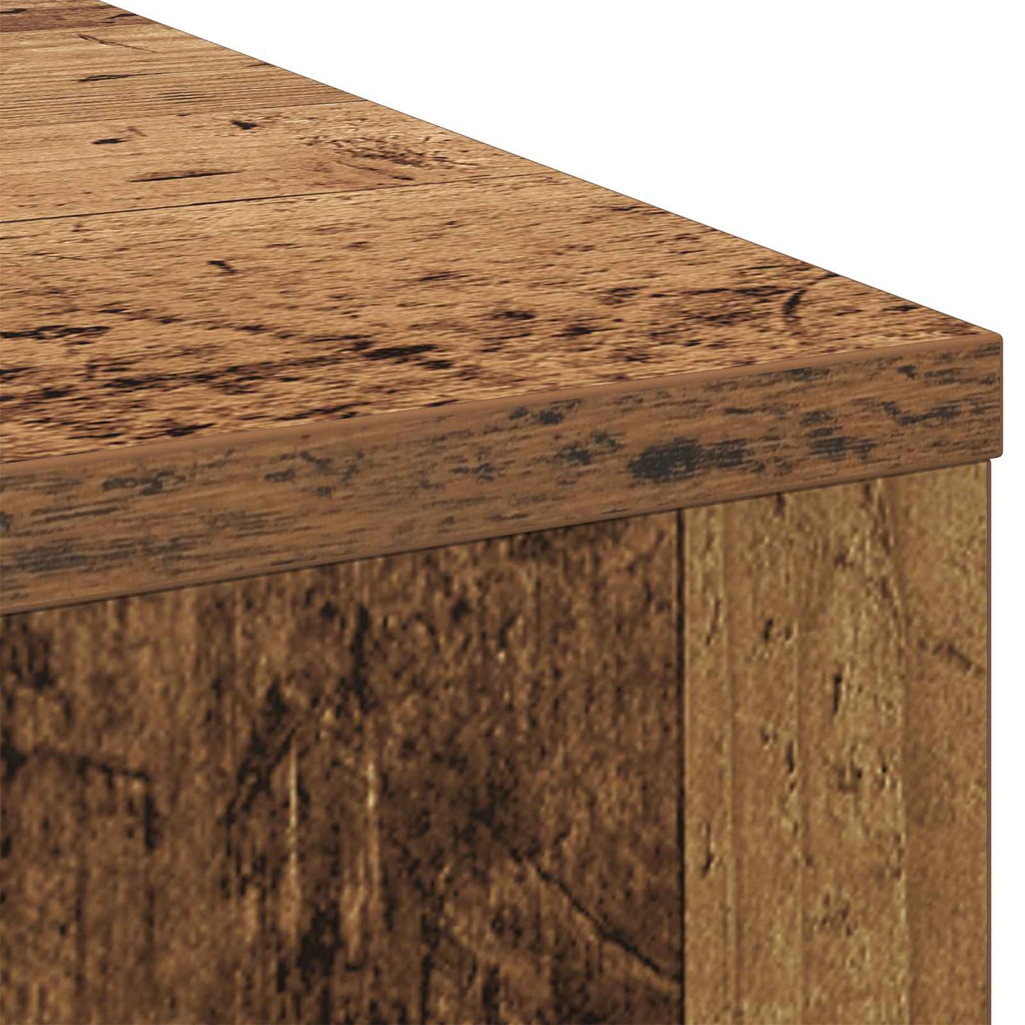 vidaXL Desk with Drawer Old Wood 100 x 40 x 75 cm Engineered Wood