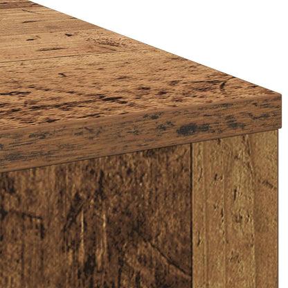 vidaXL Desk with Drawer Old Wood 100 x 40 x 75 cm Engineered Wood