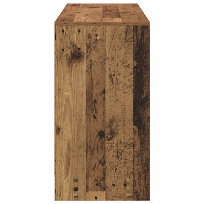 vidaXL Desk with Drawer Old Wood 100 x 40 x 75 cm Engineered Wood